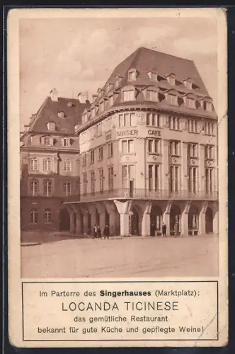 AK Basel, Singer-Haus am Marktplatz