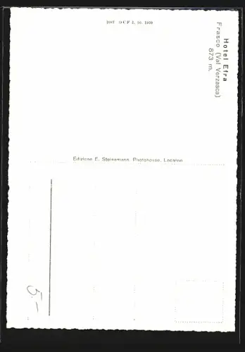 AK Frasco /Val Verzasca, Hotel Efra