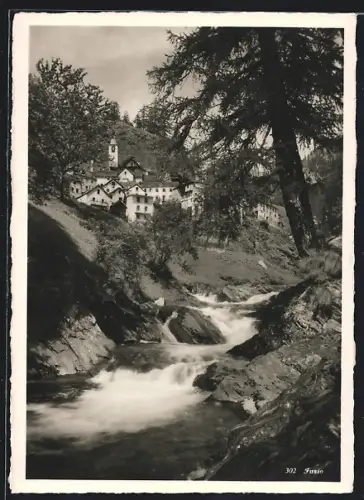 AK Fusio, Ortspartie mit Wasserfall