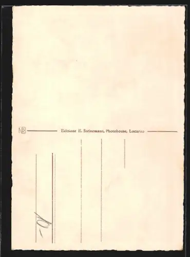 AK Arcegno, Blick in eine Strasse mit altenHäusern