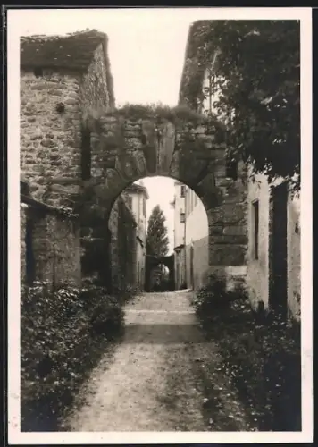 AK Ascona, Partie in schmaler Gasse