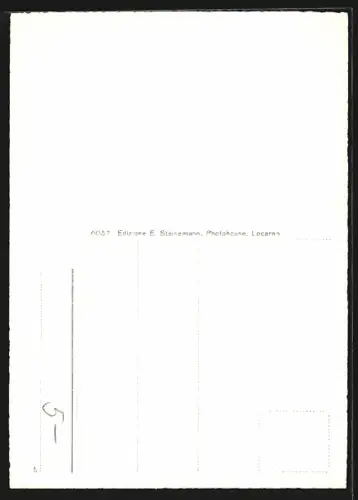 AK Brione s / Minusio, Ortspartie mit Kirchturm