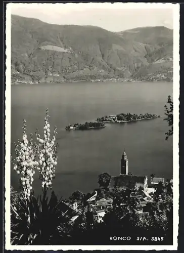 AK Ronco s /A., Panorama mit Kirche