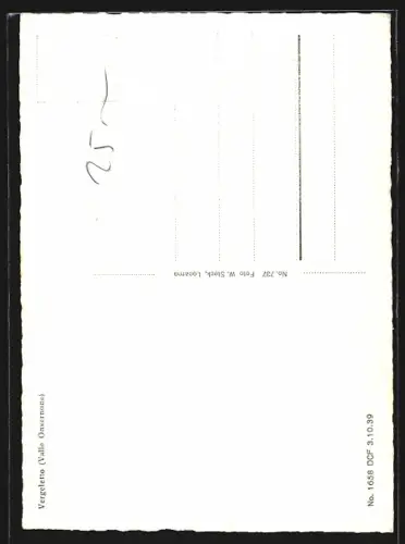 AK Vergeletto /Valle Onsernone, Panorama mit Bergen