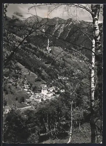 AK Vergeletto /Val Onsernone, Panorama mit Bergen