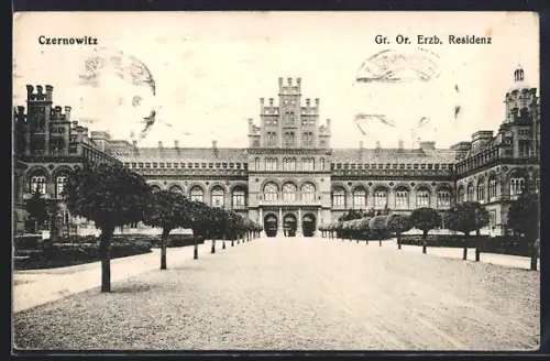 AK Czernowitz, Gr. Or. Erzb. Residenz