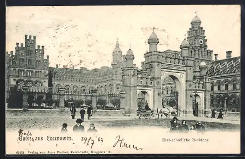 AK Czernowitz, Erzbischöfliche Residenz