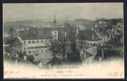 AK Lausanne, Ancienne acadèmie