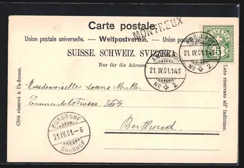 AK Montreux, Panorama et la Dent du Midi