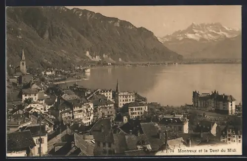 AK Montreux, Panorama et la Dent du Midi