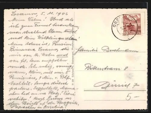 AK Orselina, Ristorante Bella Vista