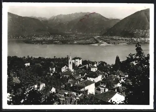 AK Piazzogna, Teilansicht mit Bergen