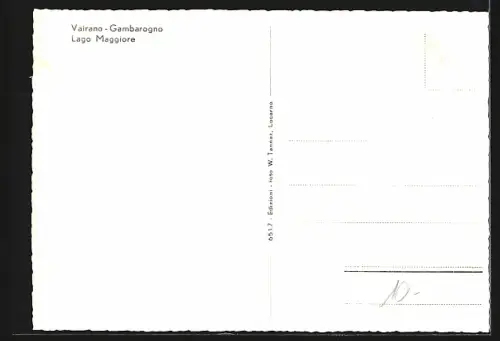 AK Vairano-Gambarogno /Lago Maggiore, Panorama mit Bergen