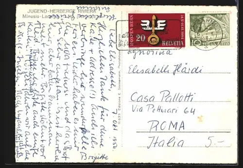 AK Minusio-Locarno, Jugendherberge Riviera