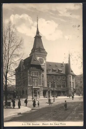 AK Genève, Mairie des Eaux-Vives