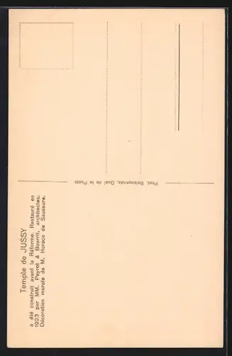 AK Jussy, Le Temple