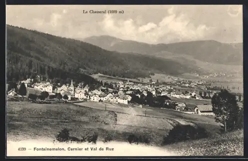 AK Fontainemelon, Panorama, Cernier et Val de Ruz, Le Chasseral