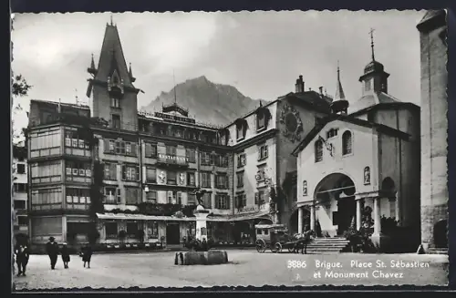 AK Brigue, Place St. Sébastien et Monument Chavez