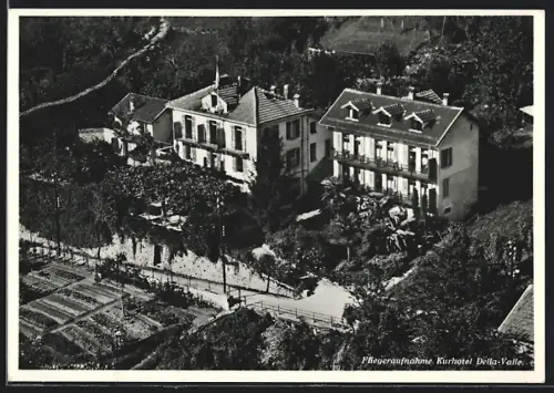 AK Brione, Fliegeraufnahme vom Kurhotel Della-Valle