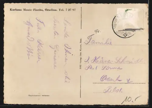 AK Orselina, Kurhaus Monte Fiorito