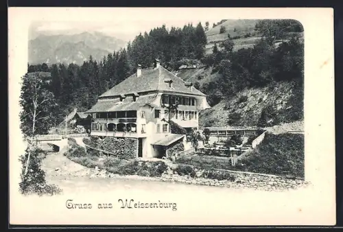 AK Weissenburg, Pension mit Brücke