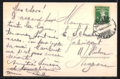 AK Bex, Pension Mon Désir. Croix de Javernaz et Dent de Morcles