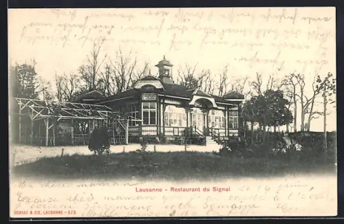 AK Lausanne, Restaurant du Signal
