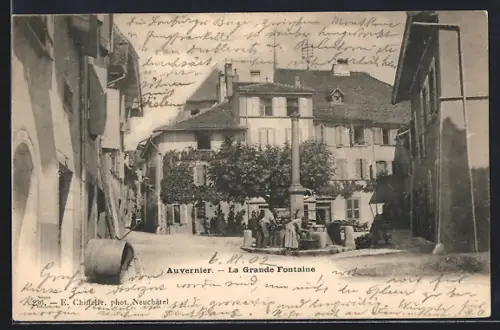 AK Auvernier, La Grande Fontaine