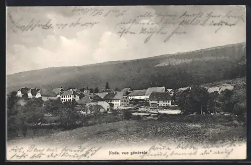 AK Nods, vue générale, Blick auf den Ort