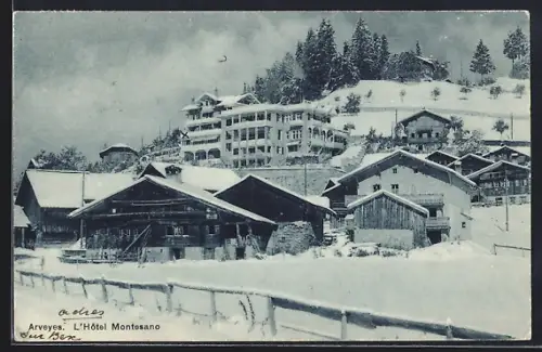 AK Arveyes, L`Hôtel Montesano en hiver