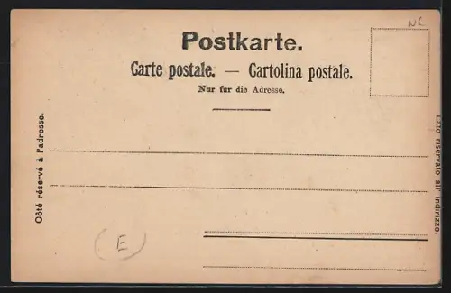 AK Basel, Blick in die Clara-Strasse