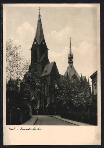 AK Steele, Partie an der Laurentiuskirche