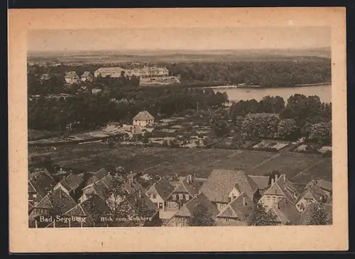 AK Bad Segeberg, Blick vom Kalkberg auf den Ort