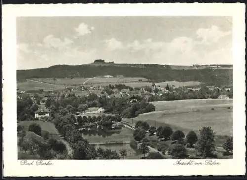 AK Bad Berka, Teilansicht von Süden