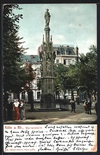 AK Köln a. Rh., Mariensäule