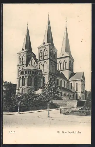 AK Köln, St. Kunibertkirche