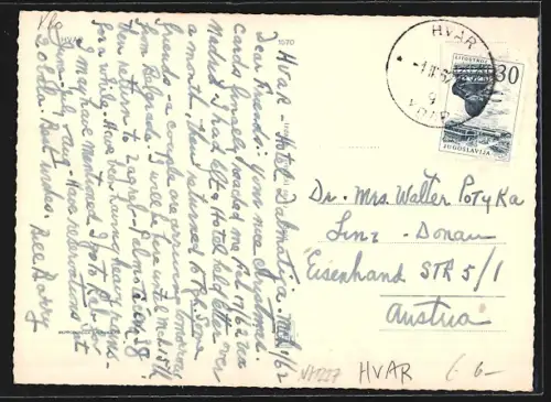 AK Hvar, Boote im Hafen