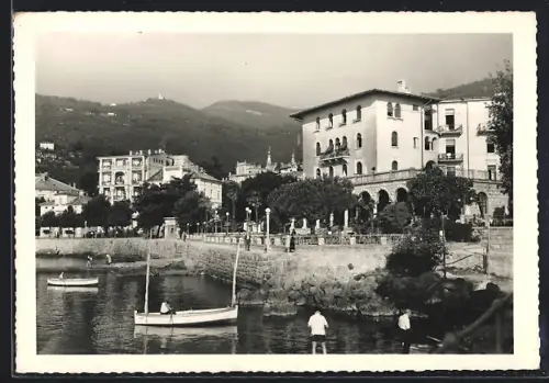 AK Opatija, Blick in den Hafen