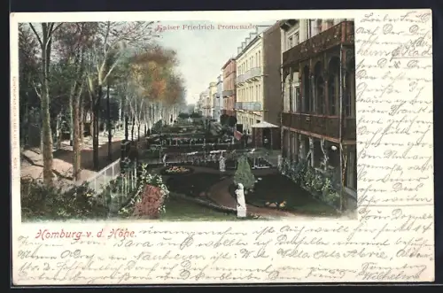 AK Homburg v. d. Höhe, Kaiser Friedrich Promenade
