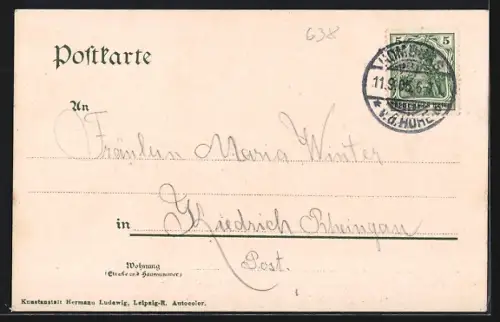 AK Bad Homburg, Ortsansicht v. d. Höhe