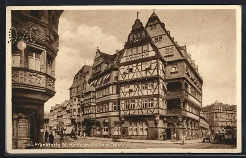 AK Alt-Frankfurt, Partie an der Domstrasse