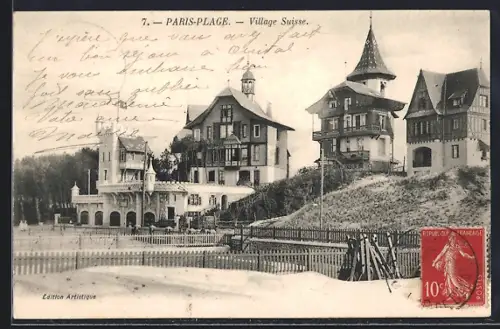 AK Paris-Plage, Village Suisse