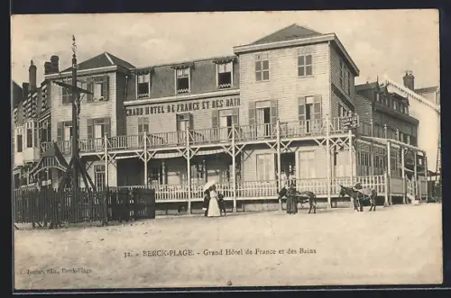 AK Berck-Plage, Grand Hôtel de France et des Bains