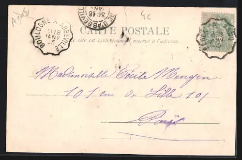 AK Berck-Plage, Avenue MArianne toute seule