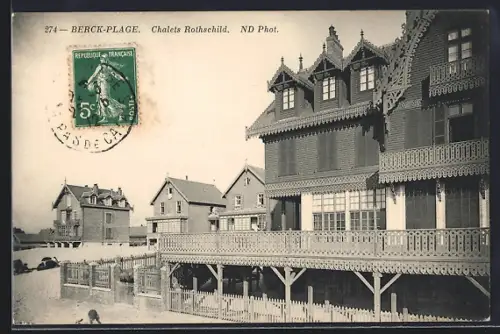 AK Berck-Plage, Chalets Rothschild