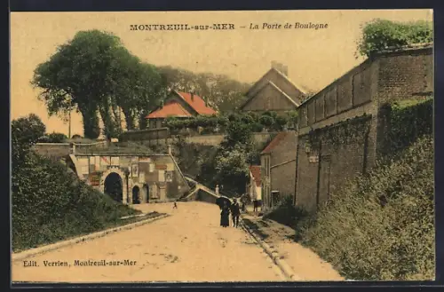 AK Montreuil-sur-Mer, La Porte de Boulogne