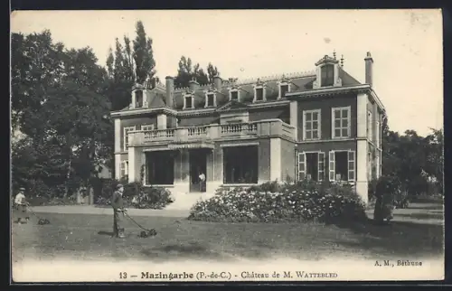 AK Mazingarbe /P.-de-C., Château de M. Wattebled