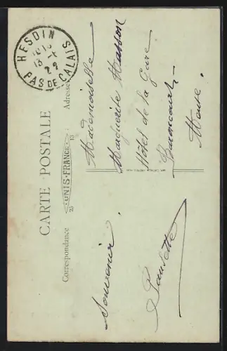 AK Hesdin /P.-de-C., L`Eglise