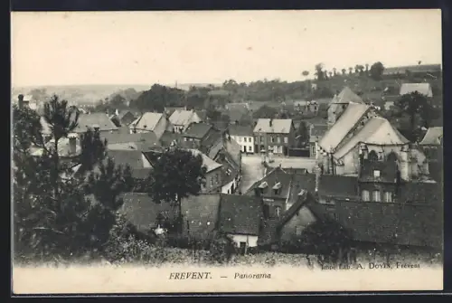 AK Frevent, Panorama mit Strassenpartie