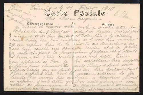 AK Frevent, Panorama mit Strassenpartie